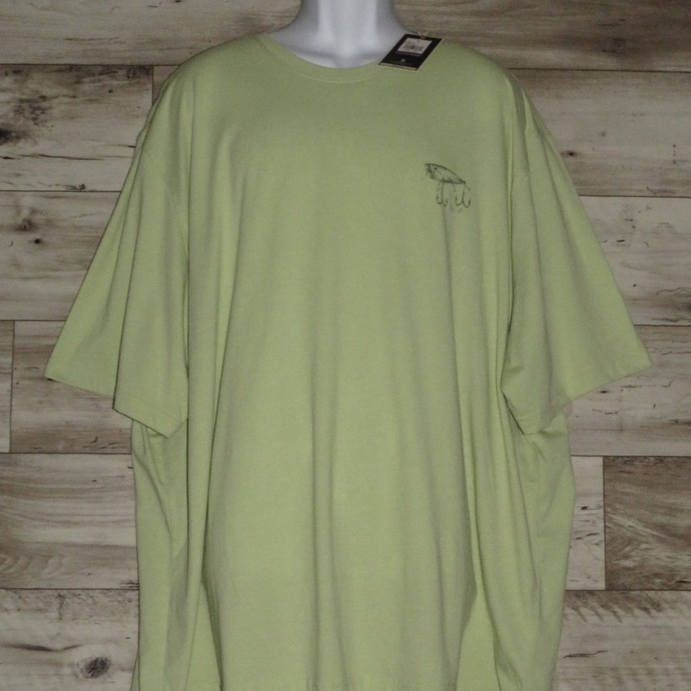 G.H. Bass & Co.* Men's Short Sleeve Crew Neck Straight Hem Graphic Tee Shirt~2XL